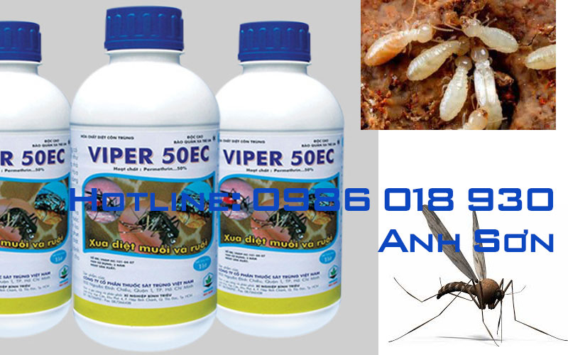 Viper 50 EC đóng chai 100ml diệt muỗi - diệt ruồi